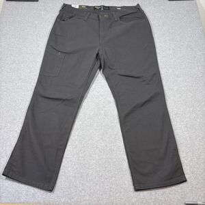 NWT Ariat Men's 38x30 Work Rebar M4 Pants Relaxed Straight Grey 7 Pocket